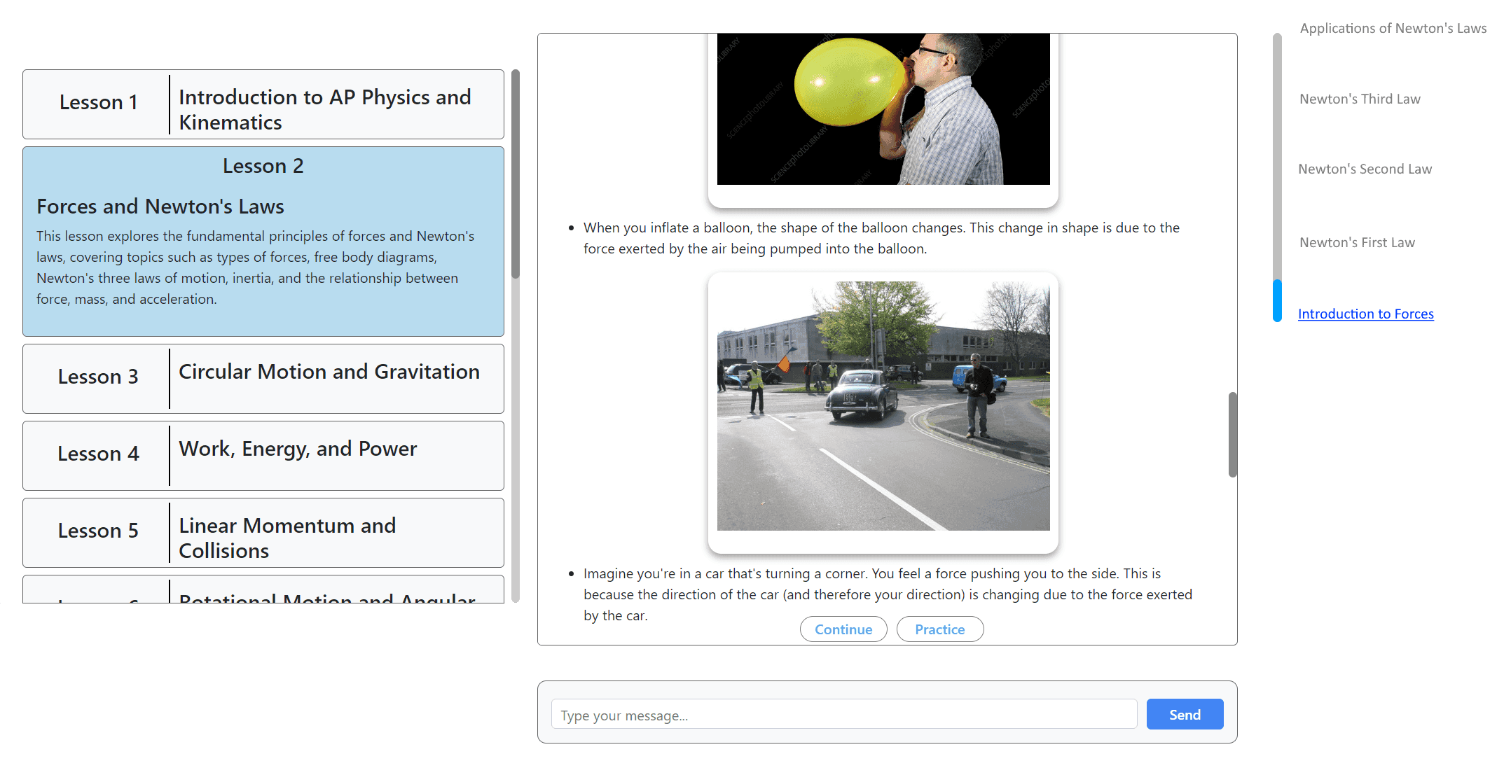 A sample course